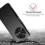 Compatible For Tcl 50 Xl 5G Case, Tcl 60 Xl Nxtpaper 5G Case, With Tempered Glass Screen Protector, Dual Layer Hybrid Magnetic Support Shockproof Heavy Duty Cover Phone Case (Black)