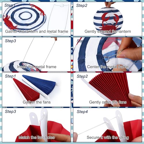 18 Pcs Nautical Party Decoration Anchor Ship Party Decor