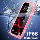 For Iphone 17 Pro Waterproof Case - Built In Screen Protector Rugged Dustproof/Full Body Shockproof/Military Dropproof/Heavy Duty, Sealed Protective Cover For Iphone 17 Pro 6.3 Inch Black