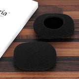 Geekria Comfort Foam Ear Pads Compatible with BlueParrott B350-XT Headphones, Replacement Cushions with Mic Windscreen Cover (Black)