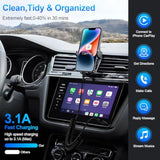 Coiled Lightning Iphone Charger Cord Fast Charging 6Ft/2Pack [Apple Mfi Certified] Compatible With Iphone 14 13 12 11 Pro Max Xr Xs X 8 7 6 Plus Se,Ipad,Ipod,Retractable Car Charger Carplay Long Cable