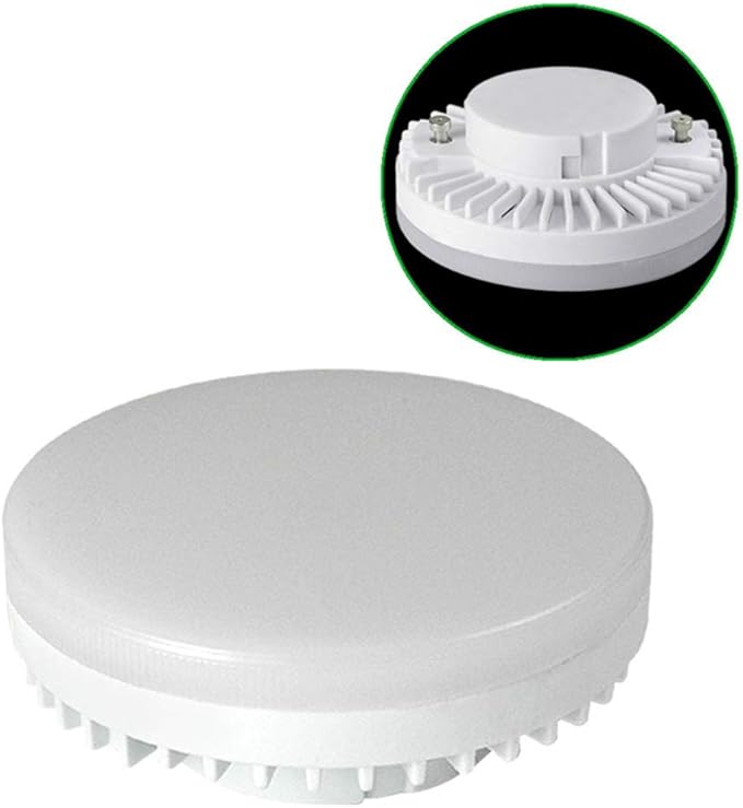 GX53 LED Bulbs 2 Pack 7W 700 Lumens 3000K Warm White CFL Replacement Puck Light