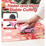 Wrapping Paper Cutter, Gift Wrap Cutter Kraft Paper Roll Slitter Cutter, Creative Holiday Paper Roll Cutting Machineiciently, Gift Wrap Cutter Easy To Cut Wrapping Paper Rolls Christmas Gift