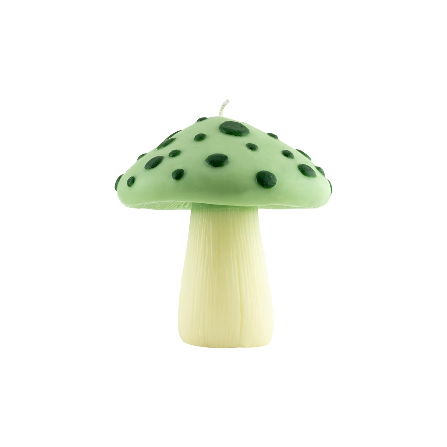 Mushroom Candle(Green)-Unscented Soy Wax Jar Candle For Mushroom Decor