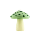 Mushroom Candle(Green)-Unscented Soy Wax Jar Candle For Mushroom Decor
