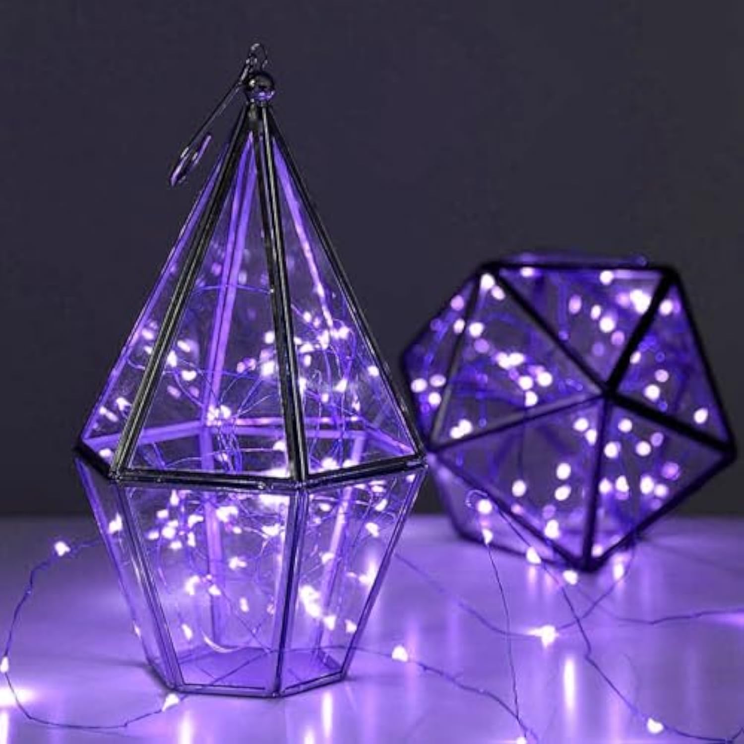 12 Pack Fairy Lights Battery Operated String Light?7Ft 20Led Waterproof Silver Wire Christmas Lights Outdoor,Firefly Min