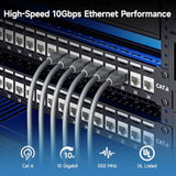 Cable Matters UL Listed 25-Pack RJ45 Keystone Jack in White and Keystone Punch