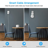 Smart Home Outlet Wall Mount Only For Google Nest Wifi Router(2Nd Generation) - Easy Installation And No Cord Clutter Holder Bracket For Google 4X4 Ac2200 Nest Mesh Wi-Fi Router (2-Pack)