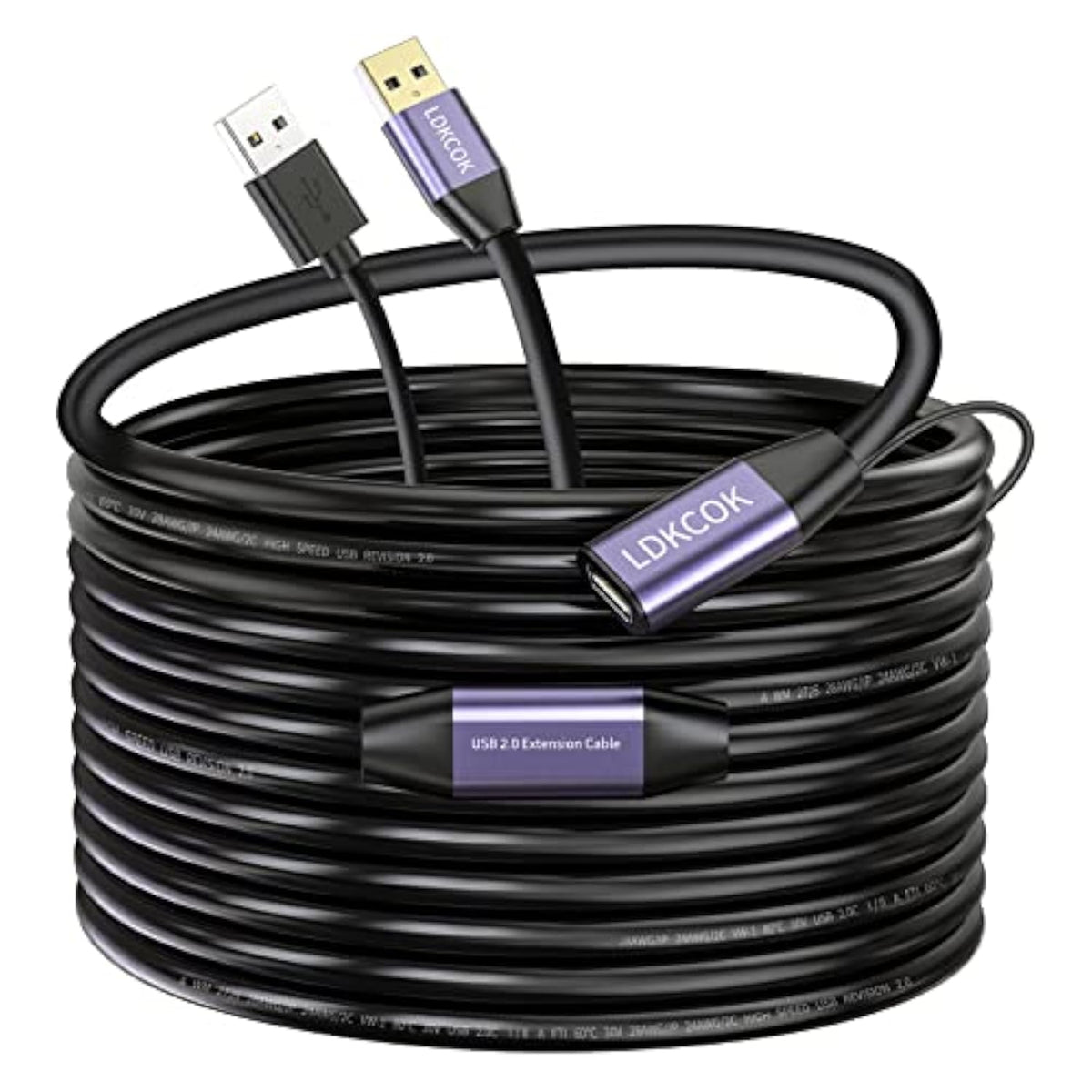 Usb 2.0 Type A Male To A Female Active Repeater Extension Cable 50Ft, High Spe