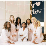 Pre-Strung Happily Ever After Banner - Rose Gold Glitter Bachelorette Bridal Engagement Party Decoration Supplies, Bachelorette Wedding Party Banner For Engagement, Bridal Shower, Wedding Party Photo Booth Props