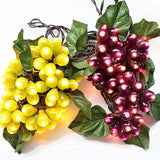 Grape Vine String Lights, 100 Led Grape Lights, Fruit String Lights For Kitchen, Wine Cabinet, Home Decoration, 10 Clust