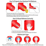 40-Inch Red Number 13 Balloons Giant Foil Decor for 13th Birthdays & NYE
