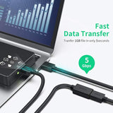 25 Ft Usb Extension Cable - High Speed Usb 3.0 Extender Male To Female Cord, Durable & Flexible For Mouse, Keyboard, Printer, Flash Drive, Webcam, And More