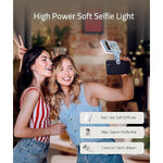 Selfie Light, 60 Led High Power Rechargeable Clip Light With Soft Diffuser, Cri 95+, Adjusted 3 Light Modes For Phone, Iphone, Ipad, Laptop, Video Light For Makeup, Tiktok, Live Stream, Vlog