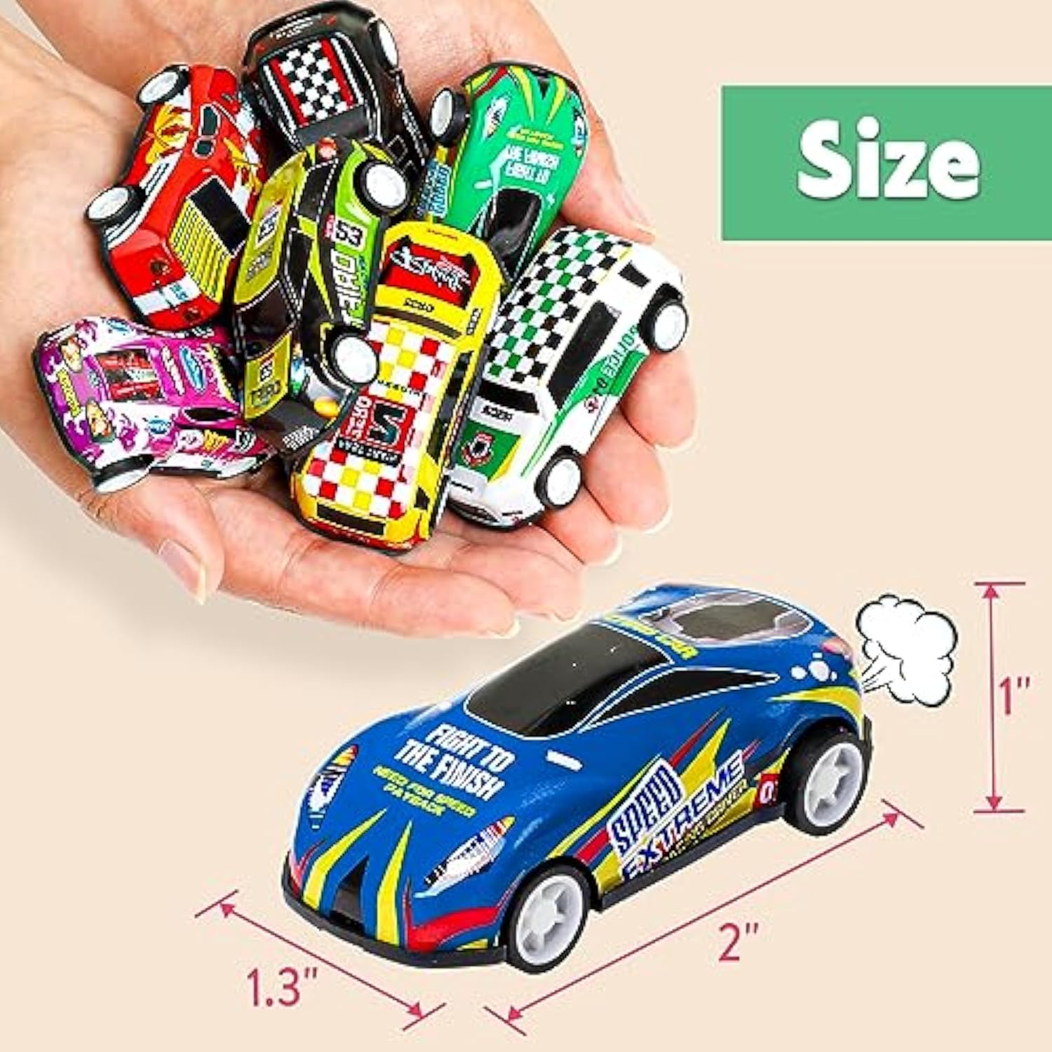 30 Pcs Pull Back Cars Party Favors For Kids 4-8 8-12, Mini Vehicles Toy Bulk, Party Favor Race Cars Toys, Goodie Bag Stuffers For Birthday Party