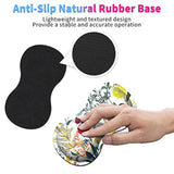 Cute Small Mouse Pad + Mouse Wrist Rest Support Set + Coaster, Ergonomic Memory Foam Mouse Wrist Rest For Laptop Computer Office Home Working Gaming, Beautiful Floral
