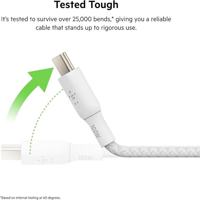 9.9FT 100W USB C to USB C Fast Charging Cable for iPhone Samsung Pixel iPad
