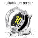 4 Pack Screen Protector For Samsung Galaxy Watch Active 2 40Mm 44Mm, Tpu All-Around Protective Case Cover Rugged Bumper Shell Accessories For Samsung Galaxy Watch Active 2