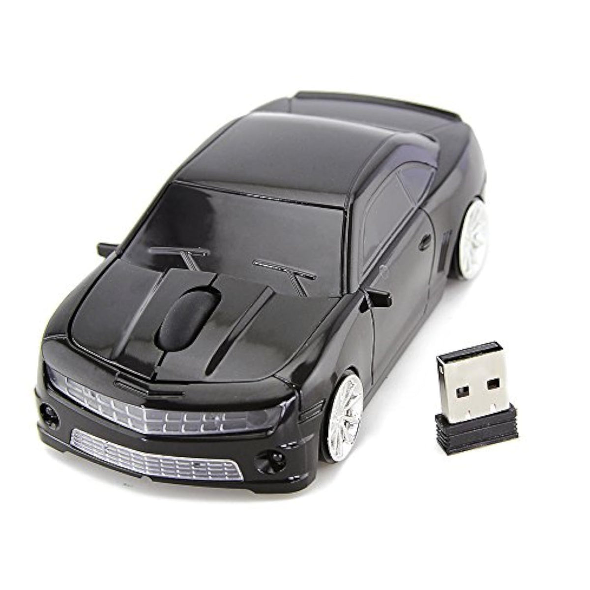 For Cl Racing Sports Car Mouse Wireless Mice Computer Laptop Pc Optical Mouse (Black)
