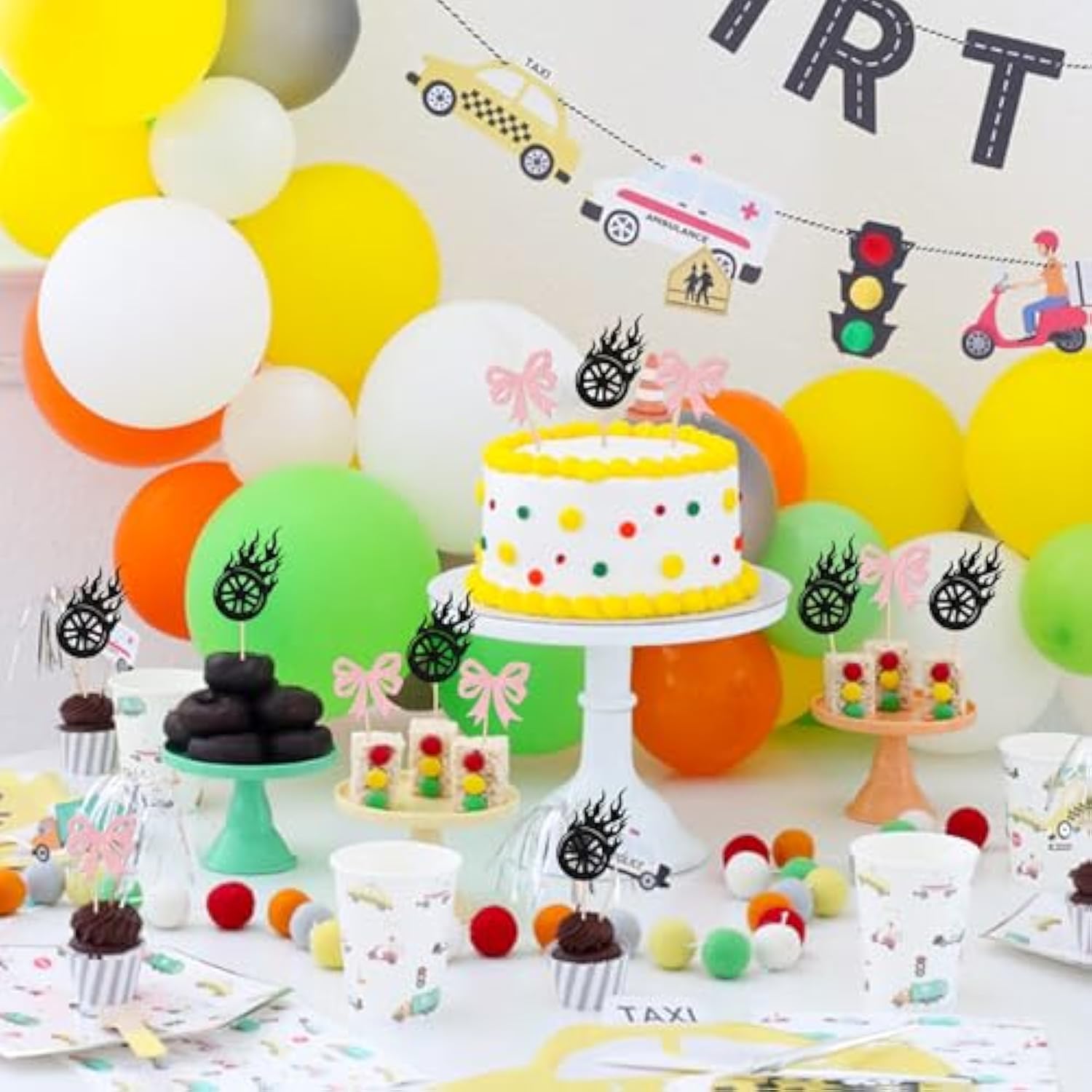 24 Pcs Burnouts Or Bows Cupcake Toppers Glitter Gender Reveal Birthday Decorations Boy Or Girl Cupcake Picks For Gender Reveal Theme Baby Shower Boys Girls Birthday Party Cake Decorations Supplies