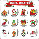 36pcs Christmas Hanging Foil Swirls, Xmas Hanging Decoration Christmas Foil Ceiling Hanging Swirls for Indoor Outdoor Christmas Holiday Party Supplies
