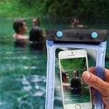 WaterSeals Triple Seal Floating Waterproof Pouch + Dry Bag for Cell Phone, Great for Kayak, Canoe, Pool, Beach