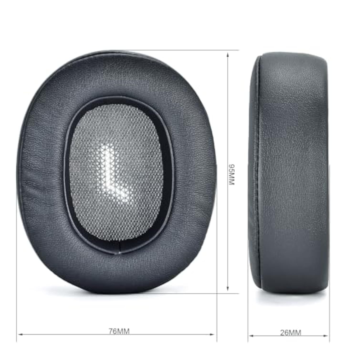 Everest-710 Ear Pads Replacement Ear Cushion Compatible With Jbl Everest-710 Everest 710 Over-Ear Wireless Bluetooth Headphones, High-Density Noise Cancelling Foam, Added Thickness (Titanium)