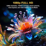Projector With Wifi And Bluetooth, 4K Supported Native 1080P Projector, Portable Movie Outdoor Projector For Home Theater, Mini Projector Compatible With Pc, Hdmi, Usb, Tv Stick, Ps5