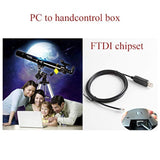 Usb To Rj9 Cable For Celestron Nexstar Telescope Console Upgrade Cable (Length: 6Feet/180Cm)