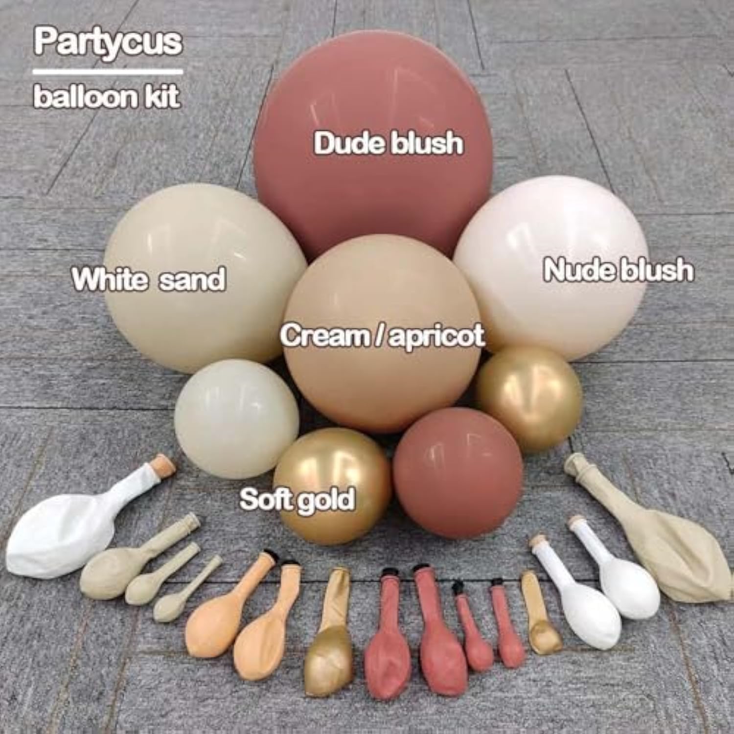 96pcs Dusty Rose Balloon Garland Kit for Boho Baby Shower, Wedding & Birthday Decor