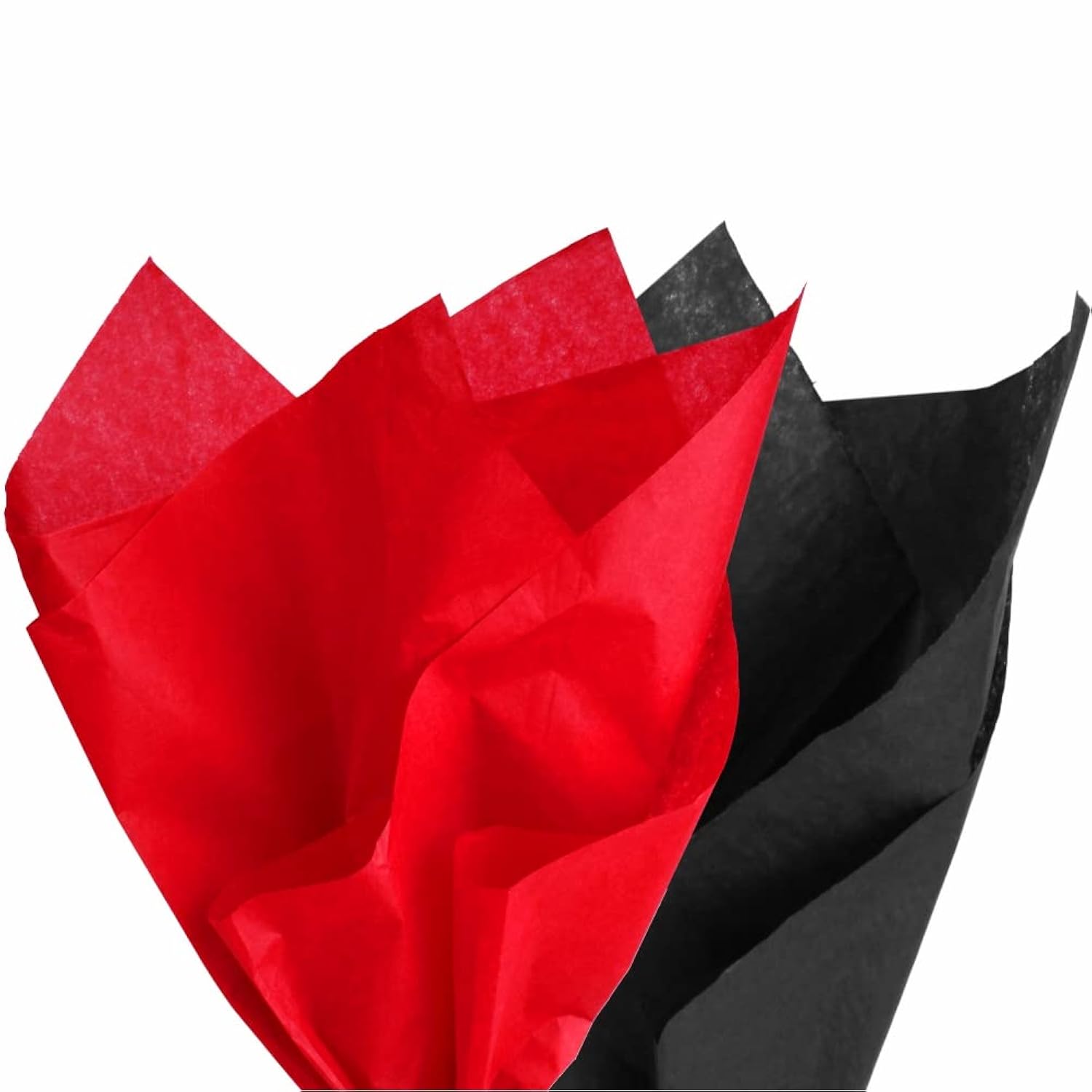 Gift Wrapping Tissue Paper - Black And Red - 20 Inches X 26 Inches 60 Sheets