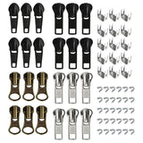 24 Pcs #5 #7 Zipper Sliders Replacement Zipper Pull Repair Kit Include