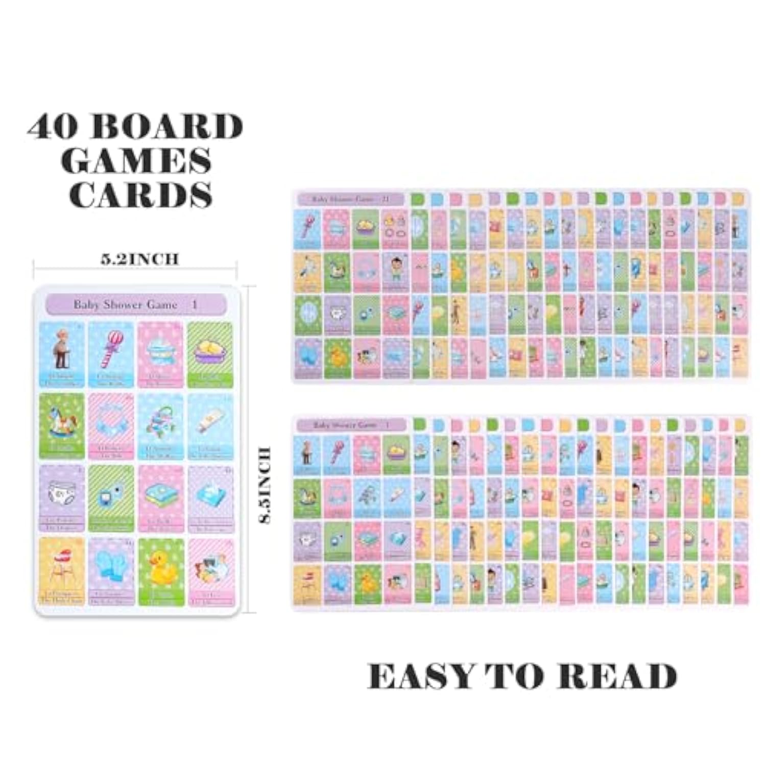 Baby Shower Games In Spanish English,Mexican Bingo Juegos Para Baby Shower En Español For Boy And Girl,Funny Spanish Bingo Card Games For Up To 40 Players