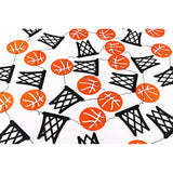 Basketball And Hoop Garland Decorations – Sports-Themed Banner For Game Day Parties, Team Celebrations, Tournaments, Sports Bars, Athlete Events, Or Basketball-Themed Room And Event Décor