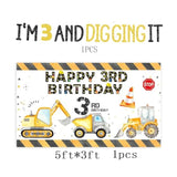 90 Pcs Dump Truck Party Decorations For Boys - Construction 3Rd Birthday Party Supplies