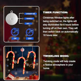 3 Pack Christmas Window Lights Decorations With Timer,Battery Powered Red Lighted Candy Cane Led Sucker For Xmas 2026 Ha