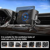 15W Wireless Car Charger Mount For Galaxy Z Fold 5/4/3 Car Mount/Accessories,Fast Charging Phone Holder For Galaxy Z Fold 5/4/3/2/S22 Ultra, Iphone 15/14/13 Pro Max,Google Pixel 6 Pro