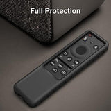 Fintie Case For Samsung Smart Solar Cell Remote 2024 2023 Tm2360F / Tm2361F / Tm2360E / Tm2361E Bn59-01436A Bn59-01432A Bn59-01432J, Light Weight Anti Slip Shockproof Silicone Cover, Black