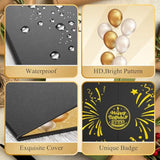 Black Gold 1St-99Th Happy Birthday Party Decorations 18"X12" Birthday Guest Book For Men Women Suitable For All Ages Birthday Gifts Birthday Card