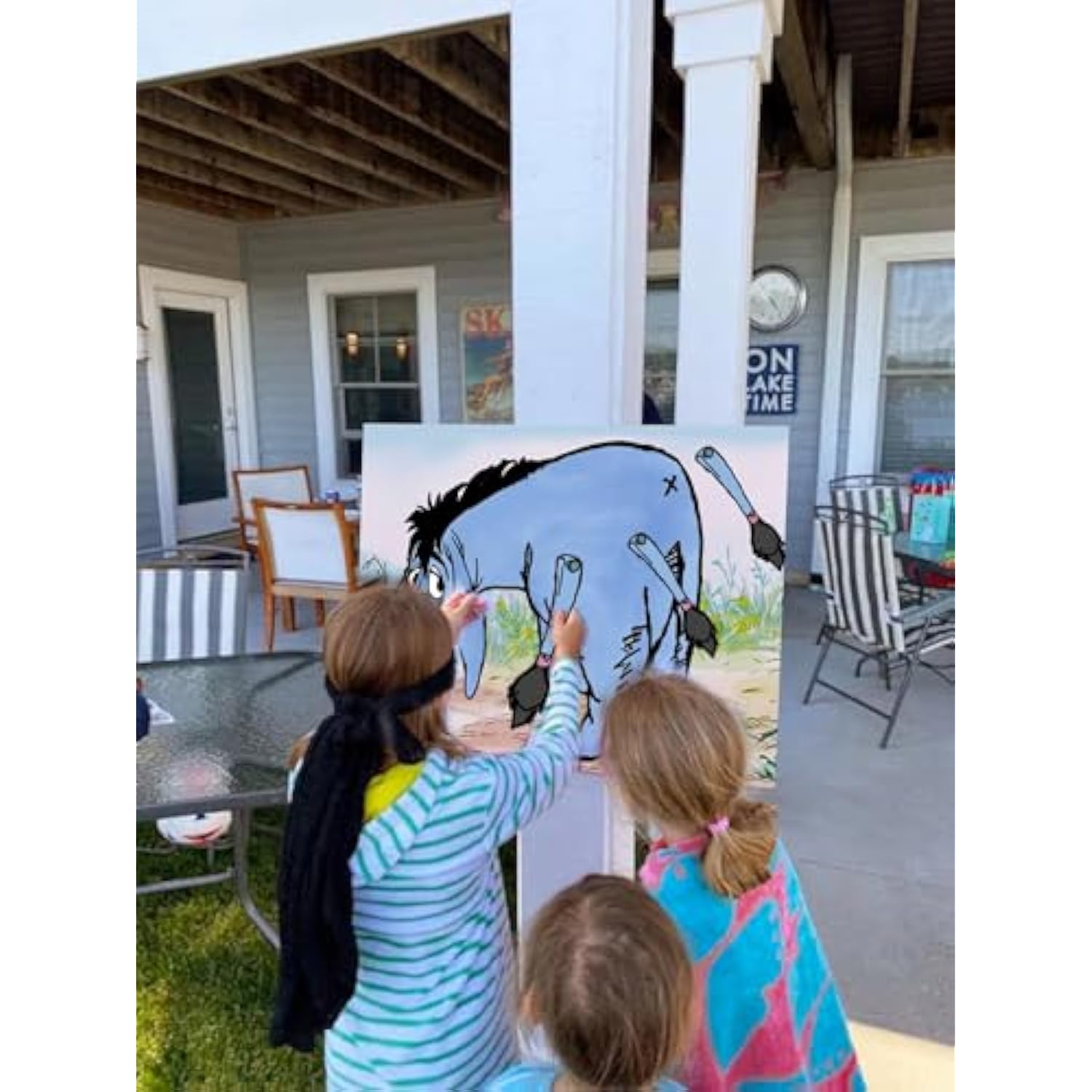 Winnie Party Games Pin The Tail Game For 20 Guests Fun Games For Pooh Birthday Supplies Baby Shower Decorations