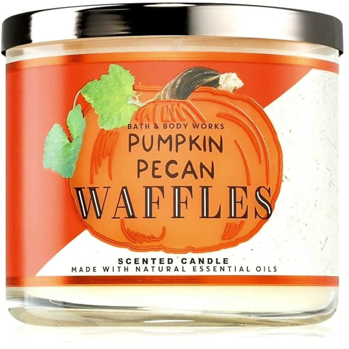 Scented 3-Wick Candle In Pumpkin Pecan Waffles