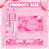 4 Pcs Breast Cancer Awareness Banner Decorations, Pink Ribbon