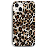Case Compatible With Iphone 15 Plus Case 6.7, Luxury Sparkle Translucent Clear Leopard Cheetah Print Pearly Design Soft Silicone Slim Tpu Protective Phone Case Cover For Girls Women (Bling)