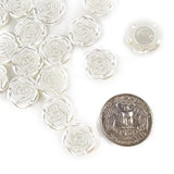 Decorative Resin Rose Sewing Buttons 20 Pcs - 16Mm, 21/32"