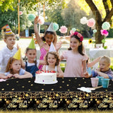 Happy New Year Plastic Table Cloth For Parties, Plastic Table Cover 2026, Disposable Party Table Clothes Decorations Supplies(108” X 54”)