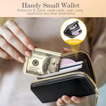 Phone Lanyard, Strap With Leather Wallet Pouch, Universal Crossbody Phone Lanyard Adjustable Neck Strap, Compatible With Most Smartphones, Black