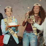 21St Birthday Decorations For Her With 21St Birthday Sash And Crown, Candles Gold, Gifts For 21 Year Old Girls