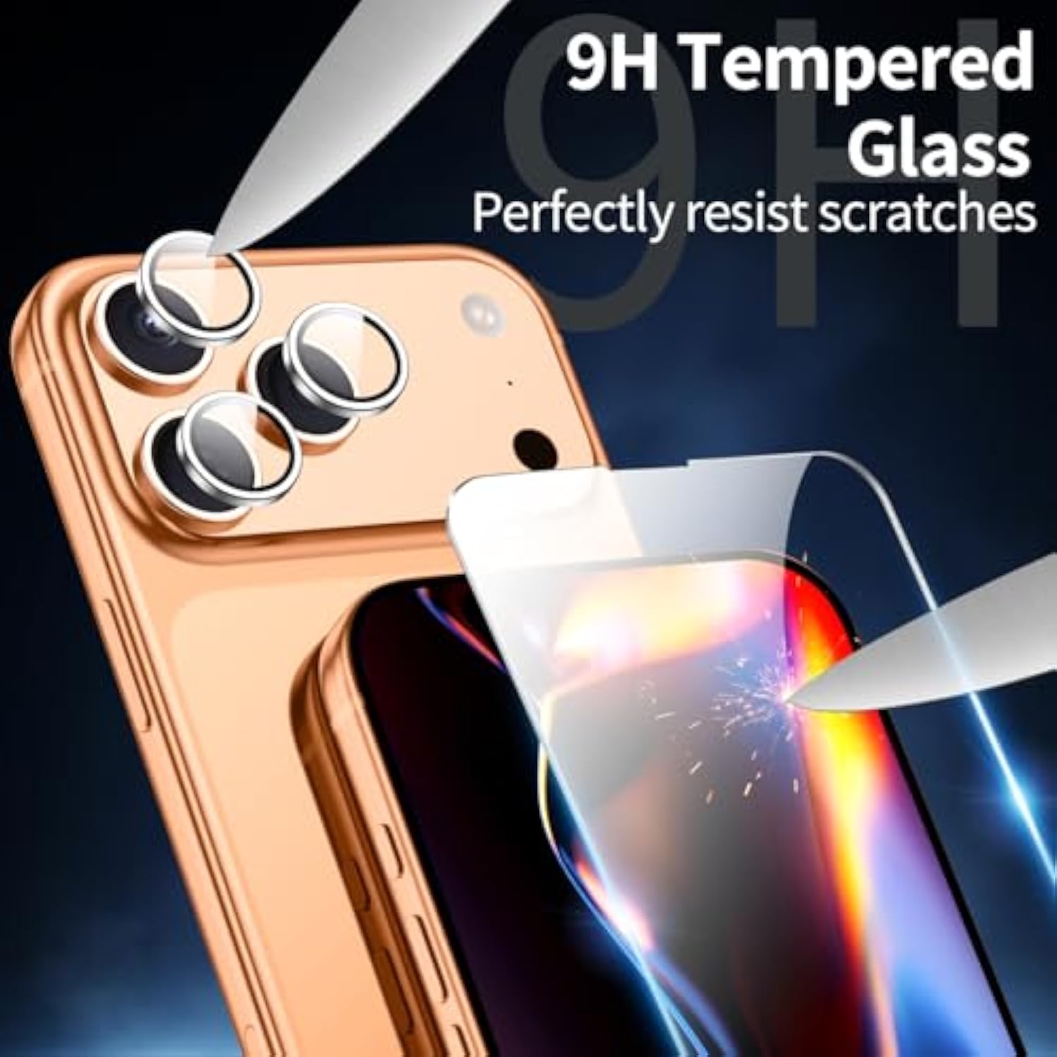 3-In-1 For Iphone 17 Pro Max Case With Privacy Screen Protectors & Individual Camera Lens Protector [Compatible With Magsafe] Magnetic Phone Cover For Iphone 17 Promax,Crystal Clear