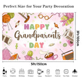 Grandparents Day Party Decorations,Include Banner,Hanging Swirls,Background And Honeycomb Centerpieces For Best Grandpa And Grandma Ever Party Decorations Supplies.
