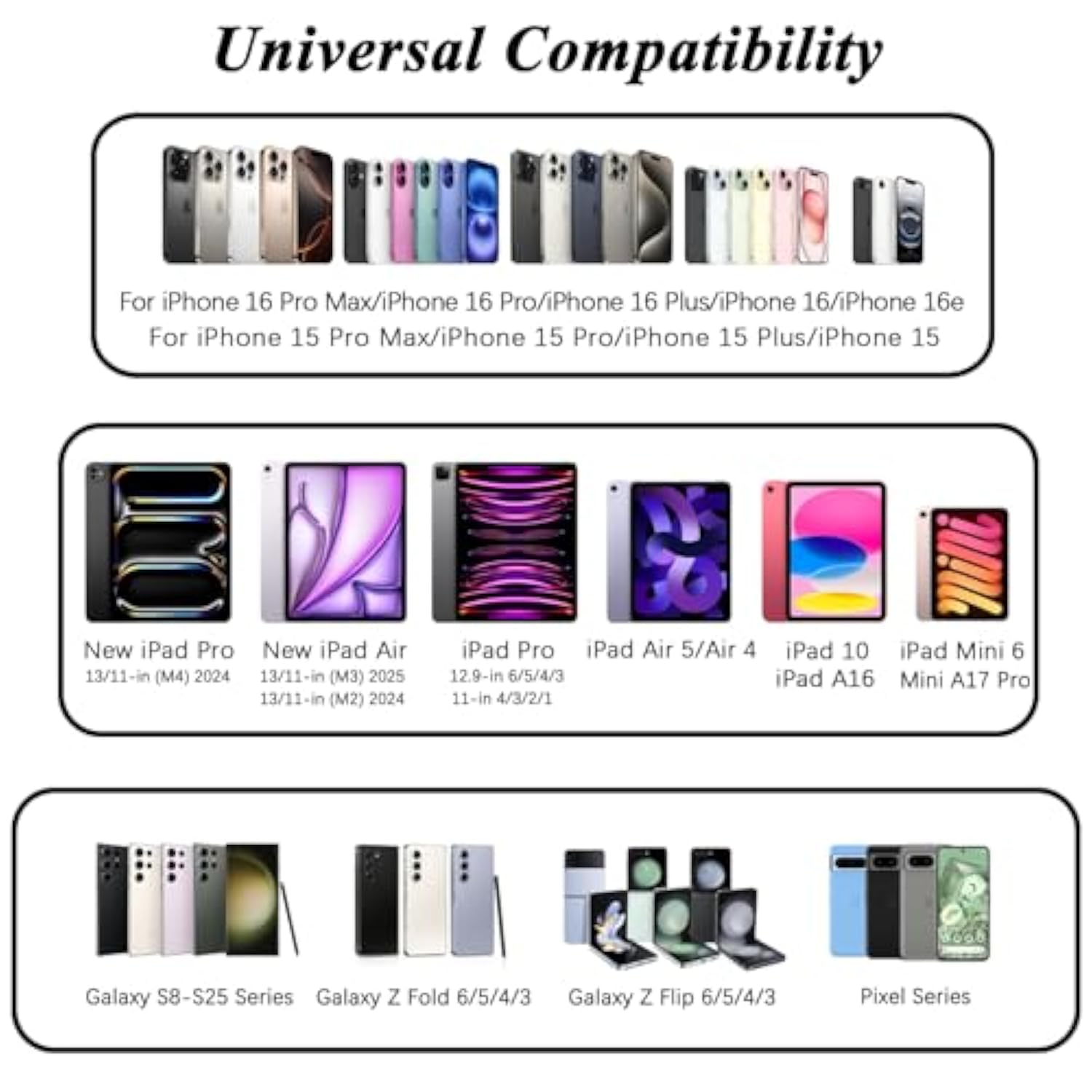 Iphone 16 15 Charger,Usb C Charger Fast Charging,2Pack Dual Port Fast Wall Chargers Block With 6Ft Usb C To C Cable For Iphone 16E/16 Pro Max/16 Pro/16 Plus/15 Pro Max/15/Ipad Pro/Air/Mini/Airpod